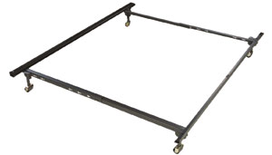 Metal Bed Frame with headboard attachment