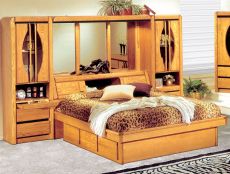 Matrix Wall Unit Platform Bed